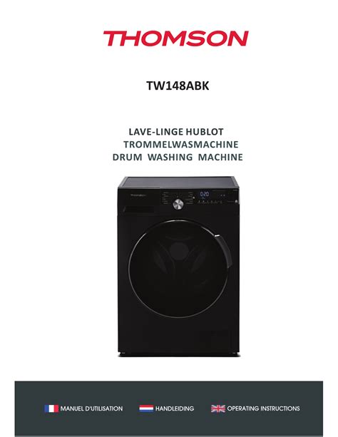 User manual Thomson TW148ABK (English .